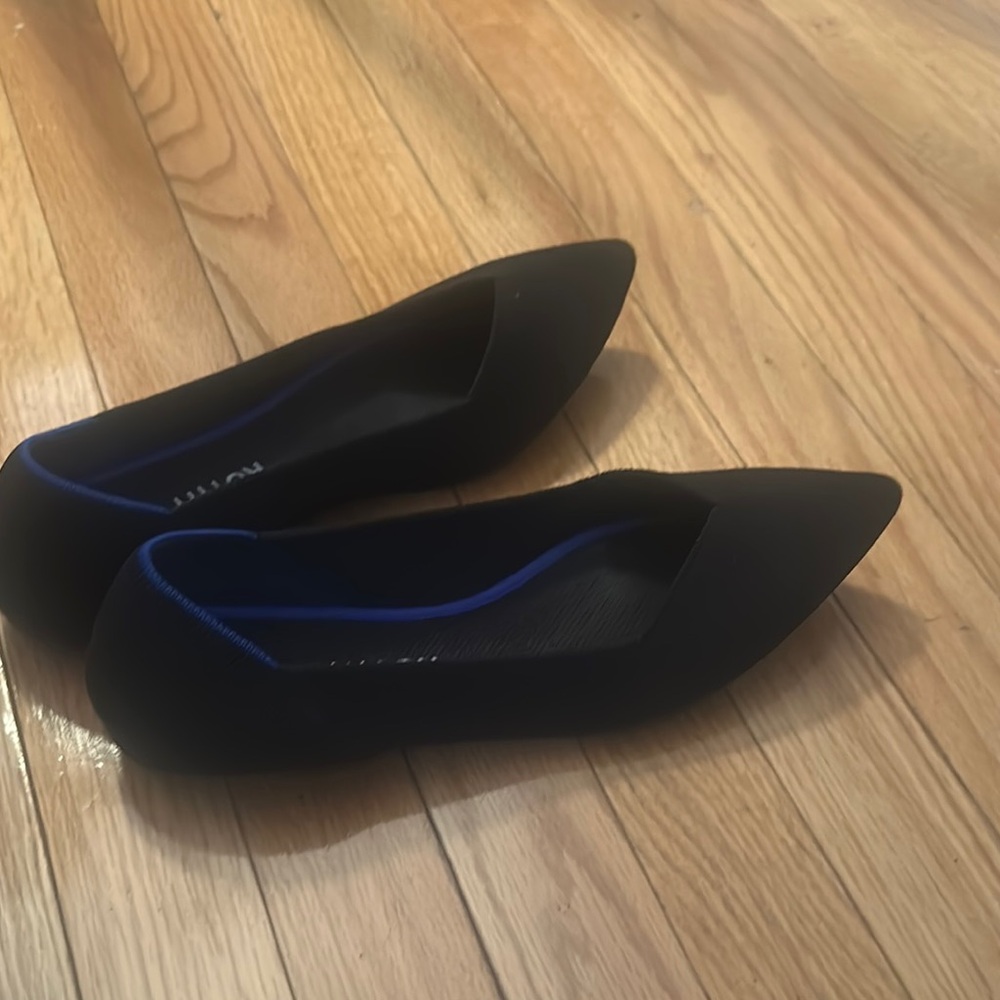Rothy Pointed Flats - Black